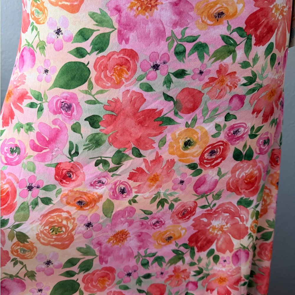 NWT!! 💗❤️ LuLaRoe Floral Maxi Skirt - Pink and Orange - Picture 2 of 4